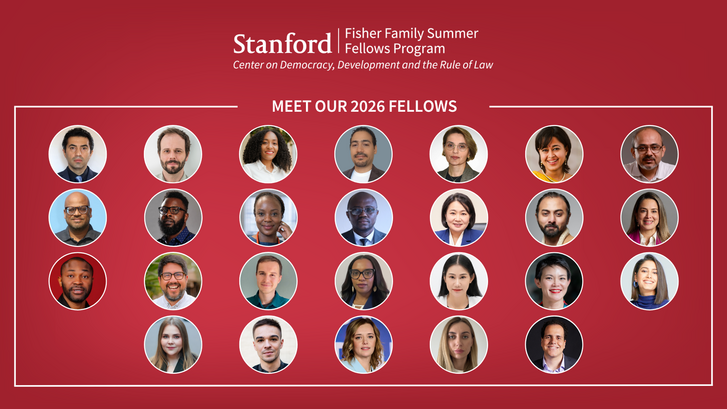 2026 Fisher Family Summer Fellows
