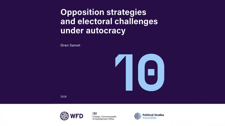 Opposition strategies and electoral challenges under autocracy by Oren Samet