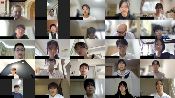 screenshot of Zoom meeting