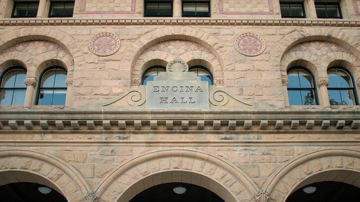 Encina Hall, the home of Stanford's Freeman Spogli Institute for International Studies.