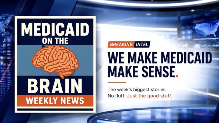 A screenshot of the YouTube podcast Medicaid on the Brain