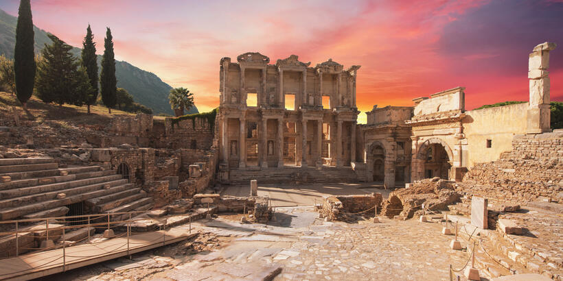 Celsus Library in Ephesus, Turkey Celsus Library in Ephesus, Turkey