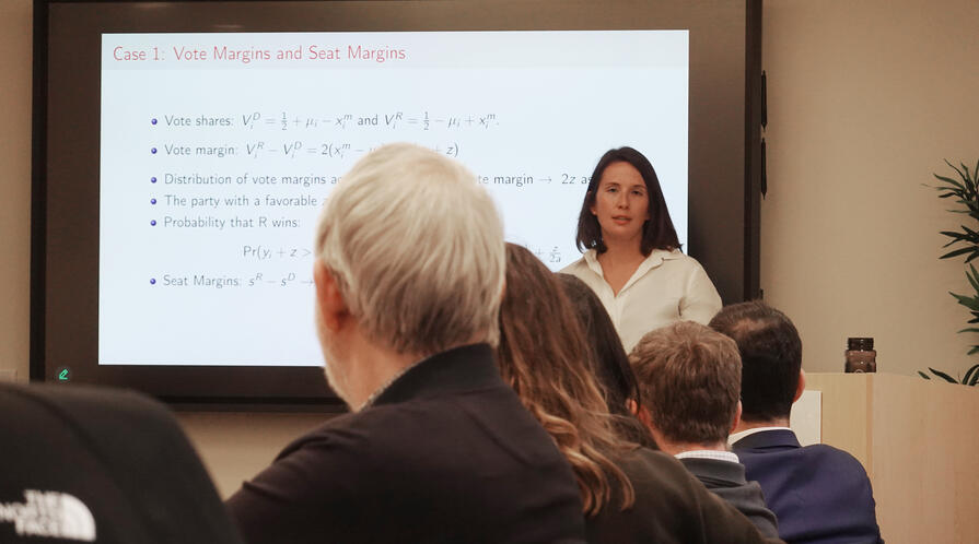 Clémence Tricaud presented her research in a CDDRL seminar on May 15, 2025.