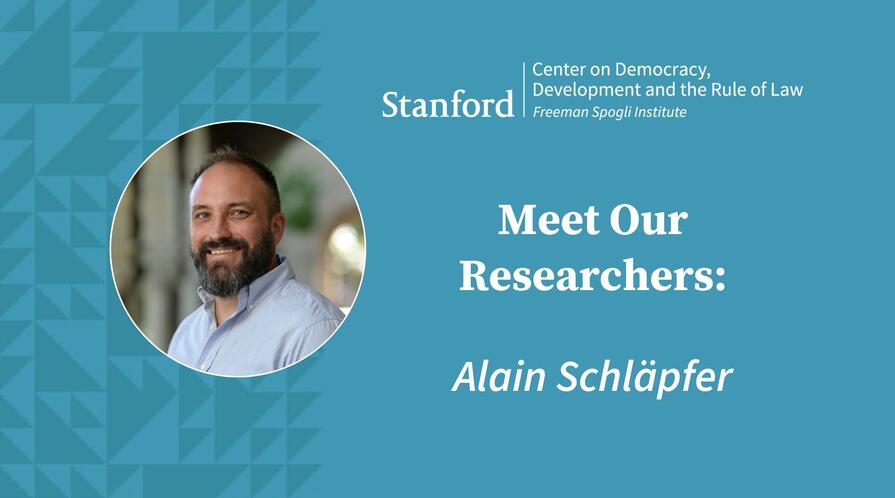 Meet Our Researchers: Alain Schläpfer