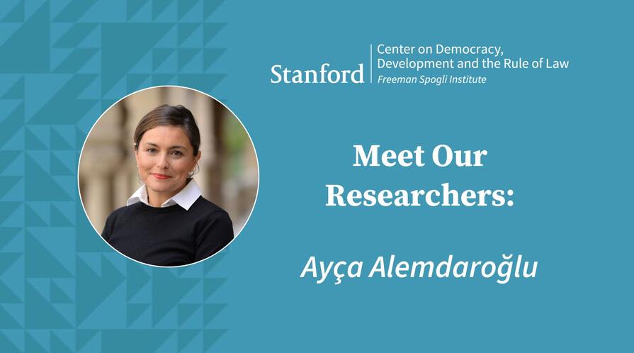 Meet Our Researchers: Ayça Alemdaroğlu