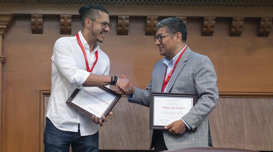 2025 Rosenkranz Prize Winners Fernando Alarid-Escudero and Jorge Luis Salinas