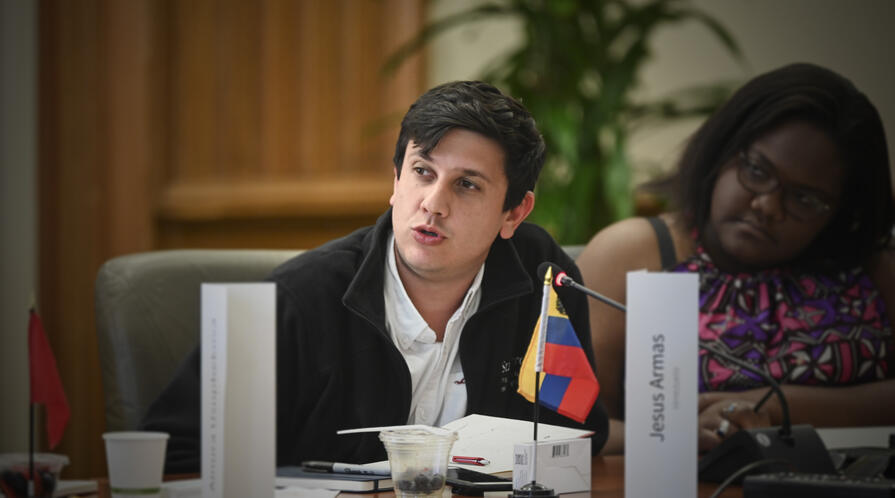 Jesus Armas participates in the 2022 Fisher Family Summer Fellows Program at CDDRL