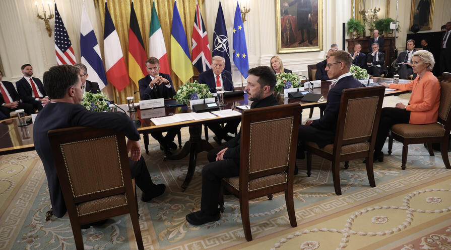 Trump hosting world leaders at white house