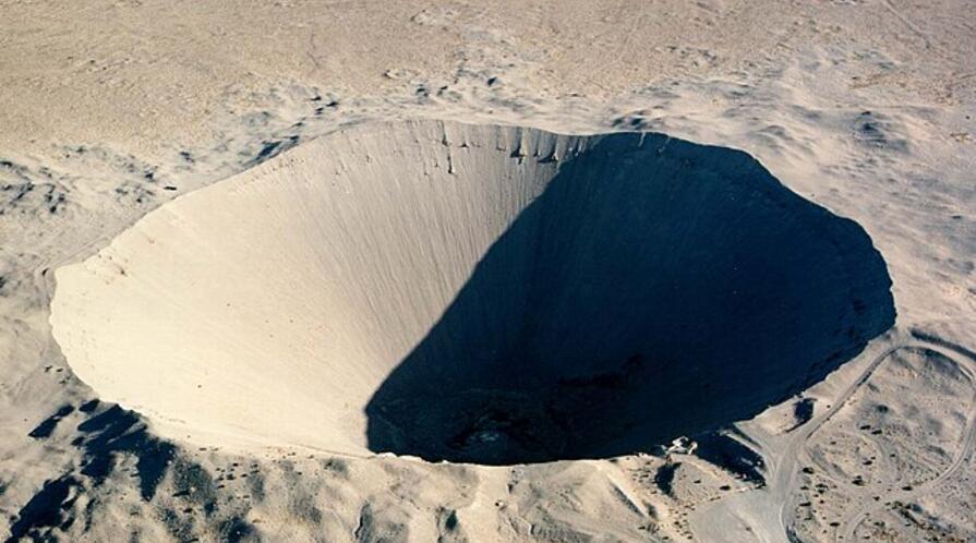 Nevada nuclear test site sedan crater