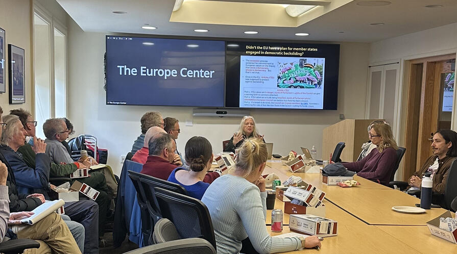 Kim Lane Sheppele presented her research in a REDS Seminar co-hosted by CDDRL and TEC on November 19, 2025.