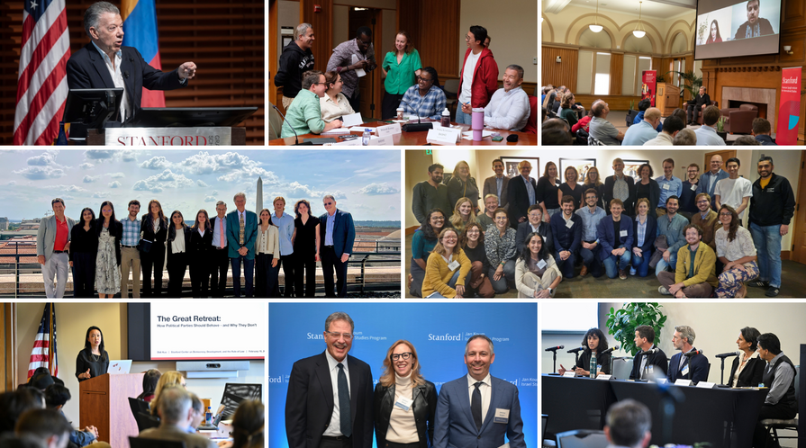Collage of photos from 2025 CDDRL events
