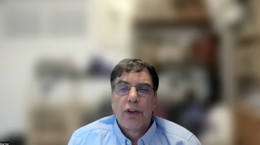 Azar Gat webinar screenshot
