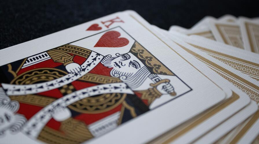 King of hearts playing card