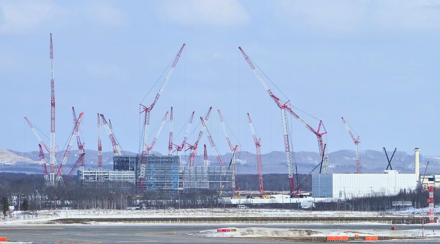 Rapidus factory under construction in March 2024 [Wikimedia Commons] 
