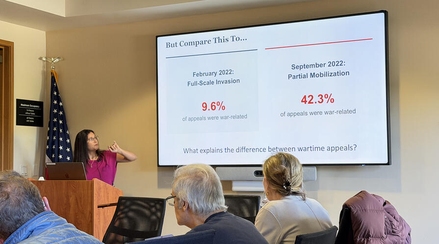 Hannah Chapman presented her research in a CDDRL and TEC sponsored REDS Seminar on March 12, 2026.