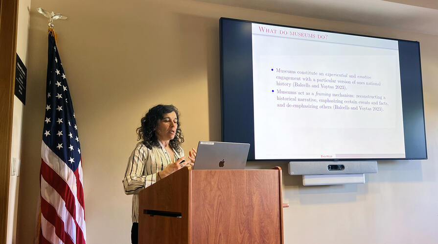 Laia Balcells presented her research in a CDDRL seminar on March 5, 2026.