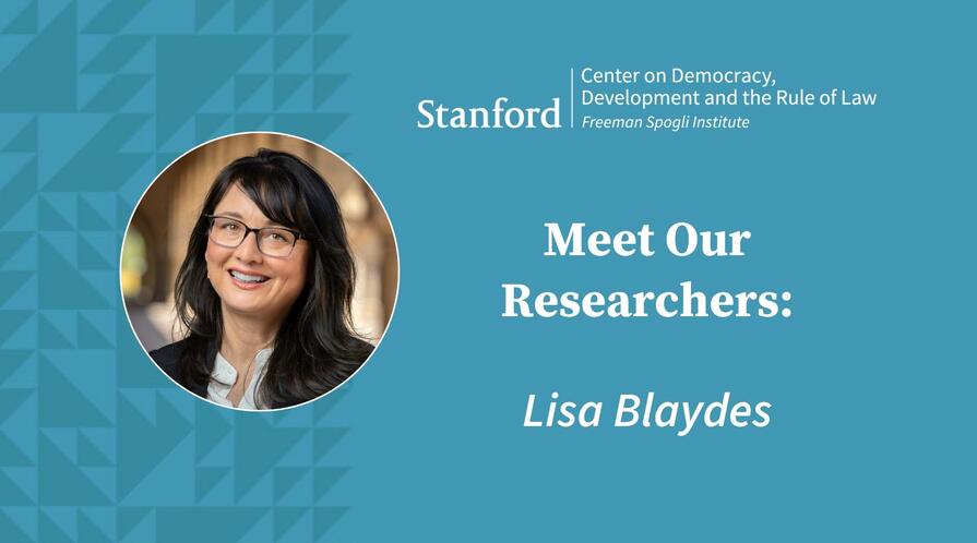 Meet Our Researchers: Lisa Blaydes