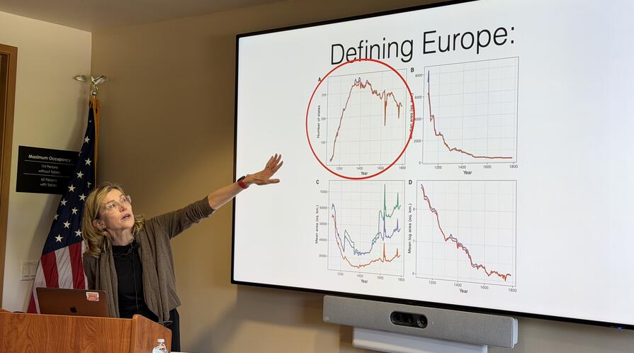 Anna Grzymala-Busse presented her research in a CDDRL seminar on April 30, 2026.