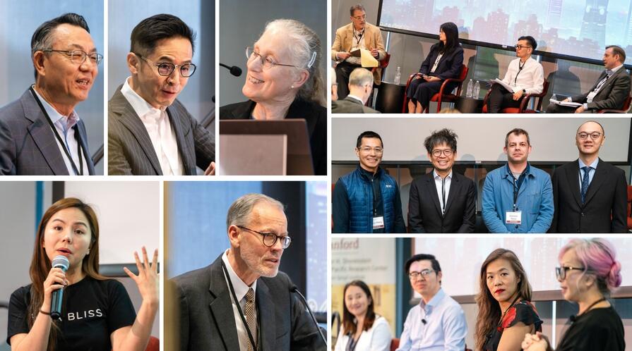 Panelists at APARC's Visions of Taiwan's Future conference. [Photo Credit: Ken Hamel]