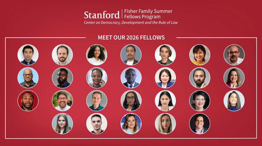 2026 Fisher Family Summer Fellows