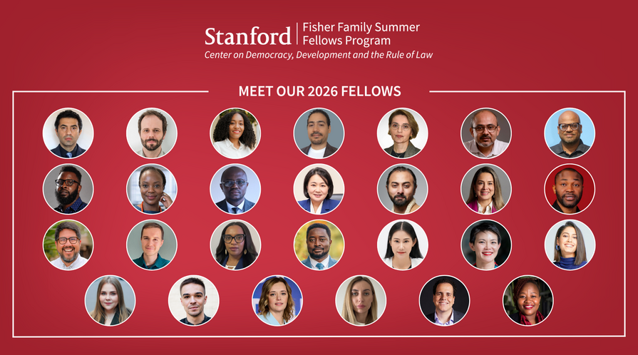 2026 Fisher Family Summer Fellows
