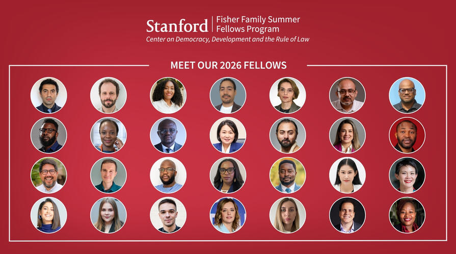 2026 Fisher Family Summer Fellows