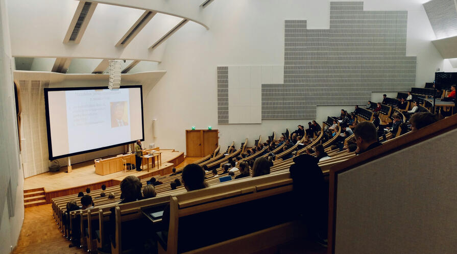 University lecture hall
