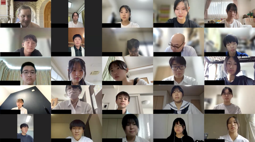 screenshot of Zoom meeting