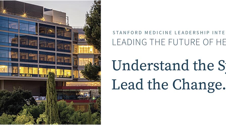 Promo for the Stanford Medicine Intensive in Health Care Strategies