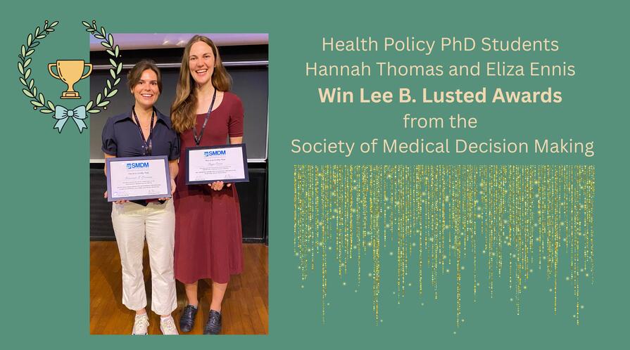 Stanford SHP PhD students win 2026 Lusted Awards