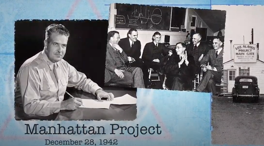 Images of the Manhattan Project scientists