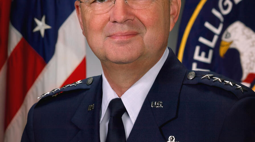 michael hayden cia official portrait