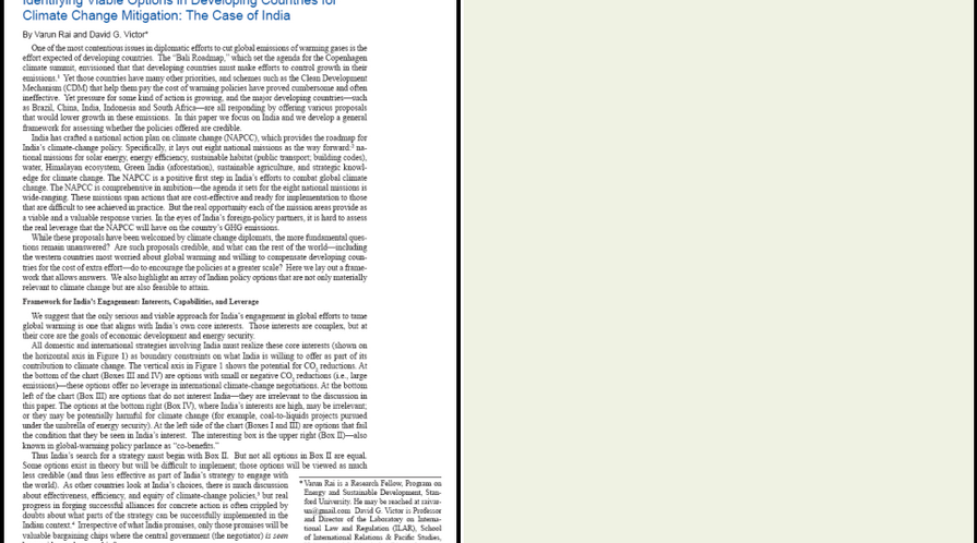 IAEE Rai Victor Identifing Viable Options