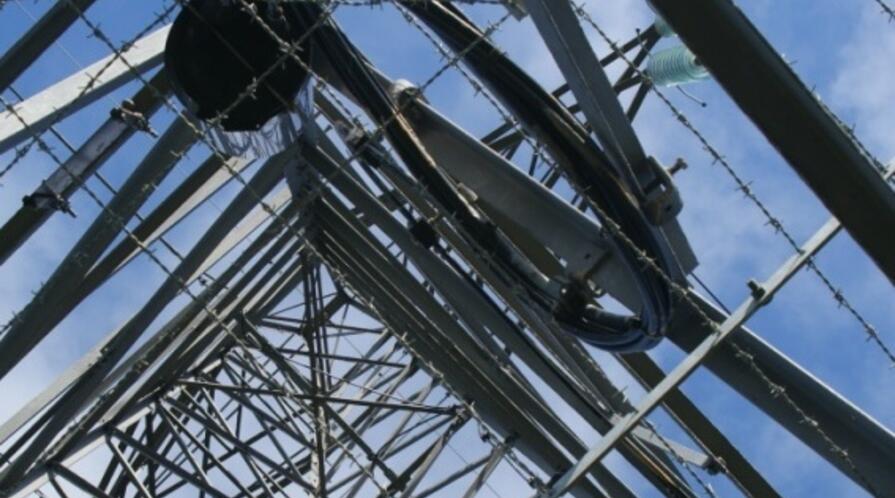 Electric pylon jusben scenery