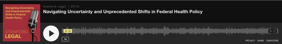 Stanford Law Podcast strip