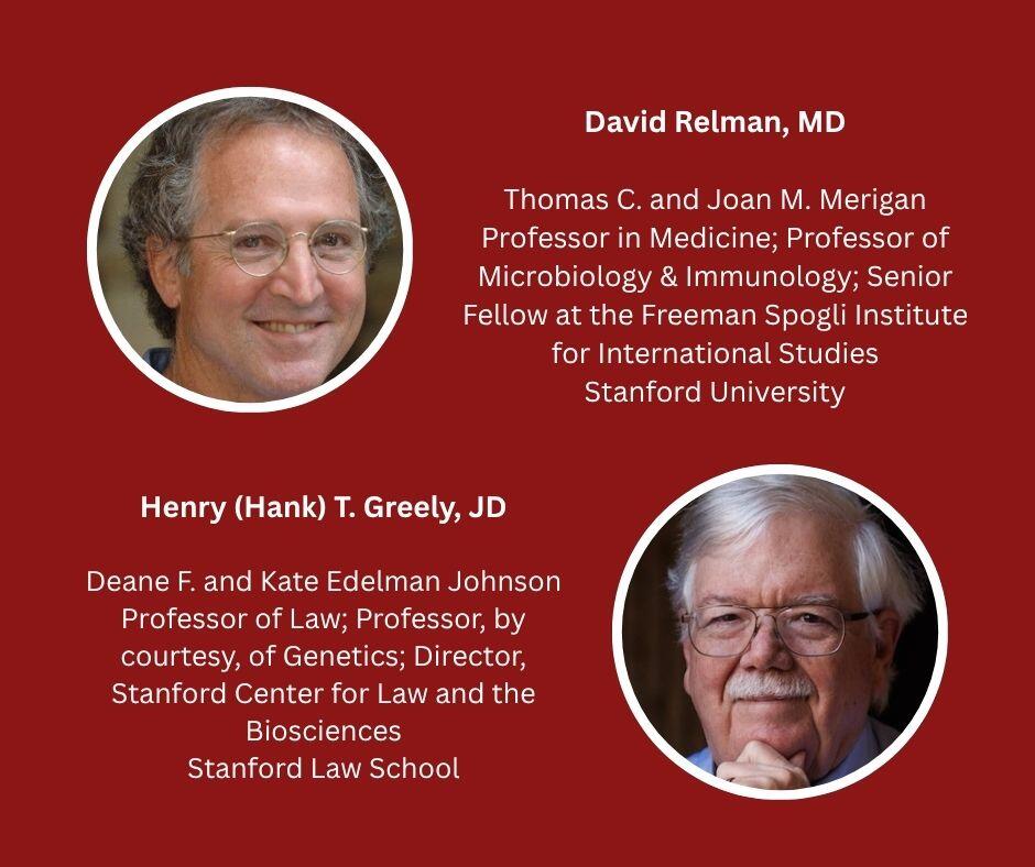 Graphic Card for David Relman and Hank Greely, Engineered Threats