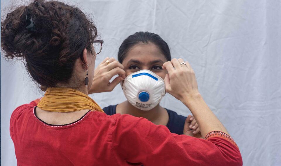 Ashley Styczynski, the 2020 Rosenkranz Prize winner, in Bangladesh